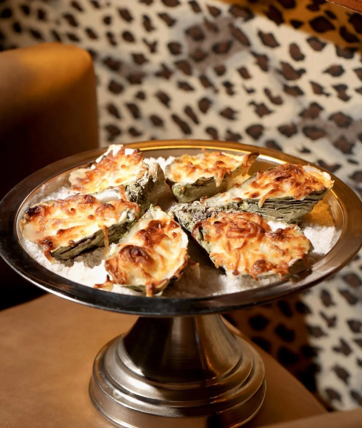 6 huîtres de Dakhla gratinées au four