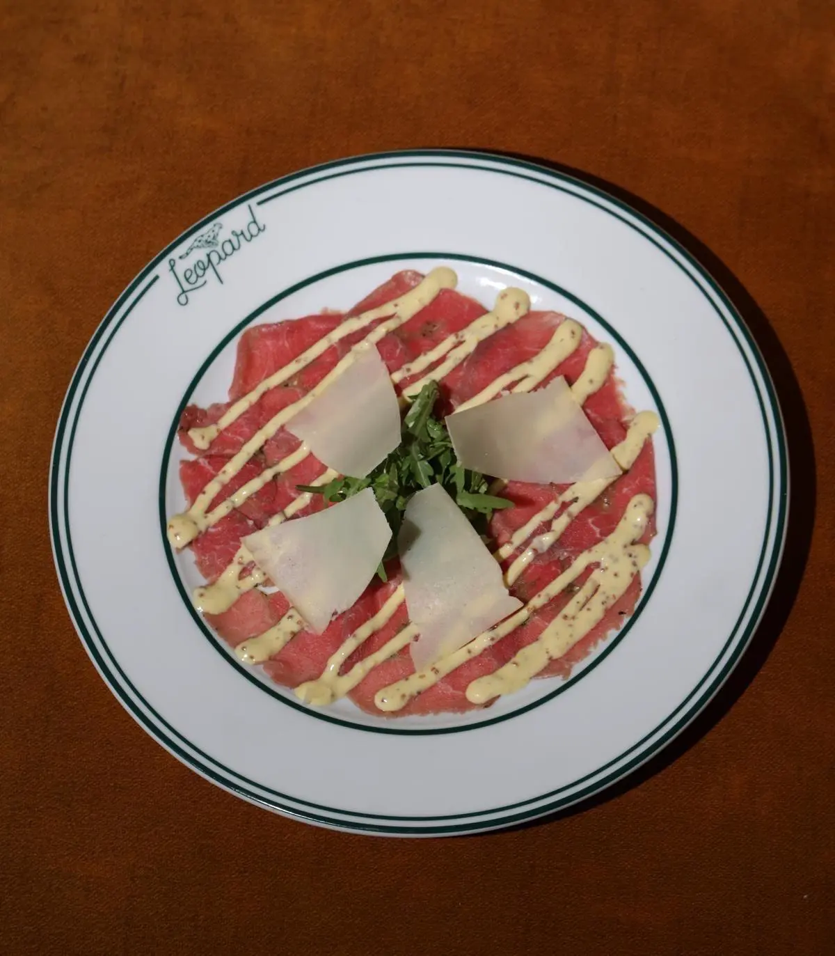 Beef carpaccio, truffle & parmesan