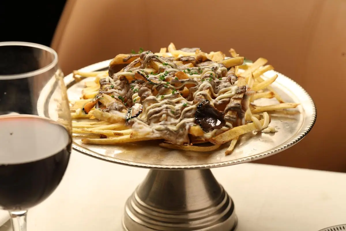 Frites maison sauce à la truffe