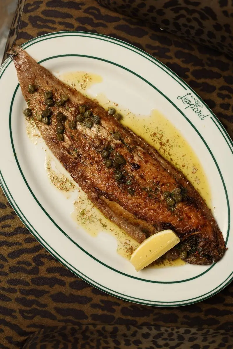 Grilled sole or meunière